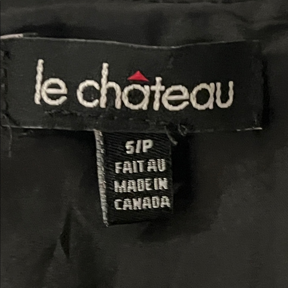 Le Chateau Black and Brown Mini Dress - Picture 2 of 5